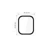 Szkło hybrydowe Tech-Protect Glass Flex+ (2-Pack) do Huawei Watch Fit 5 – Czarne (Black)